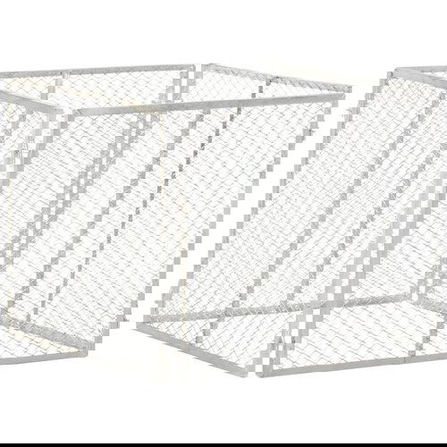 vidaXL WPC vrtni kompostnik 85x85x70 cm pocinkano železo Cene