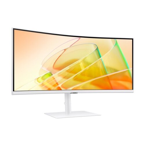 Samsung LS34C650TAUX 34-palčni 21:9 ukrivljen 1000R, 3440&times;1440 VA-LED, 100 Hz, DisplayPort (DP)/HDMI/Thunderbolt 4 (USB-C) z 90 W napajanja, LAN, vgrajeni zvočniki, stojalo z nastavitvijo vi&scaron;ine (HAS), VESA, White Cene