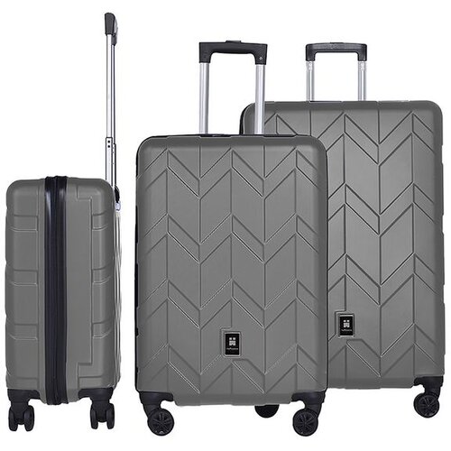 Hoffmanns 3-dijelni ABS set kofera srebrna Cijene