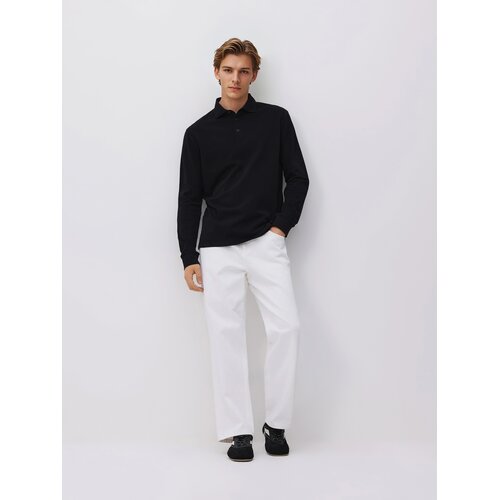 Reserved Polo-majica dugih rukava - crno Cijene