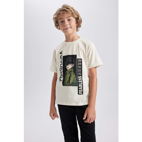 Defacto New Regular Fit Printed Short Sleeve T-Shirt Slike