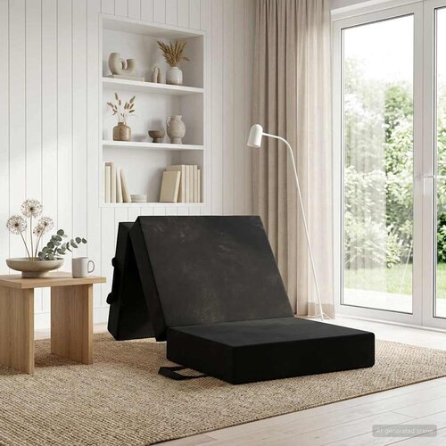 SOFA na razvlačenje 75 x 67 x 45 cm Crna Cene