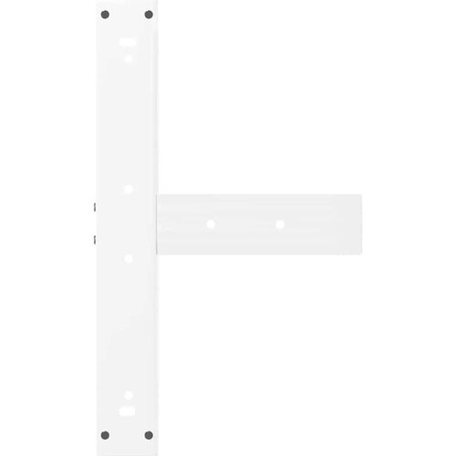  Noge za barski stol T-oblika 2 kom bijele 60x35x(90-91)cm čelik Slike