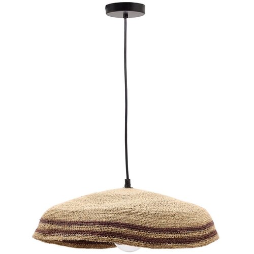 Kave Home Viseča svetilka v naravni barvi s senčilom iz morske trave &amp;oslash; 44 cm Vinyola &amp;ndash; Slike