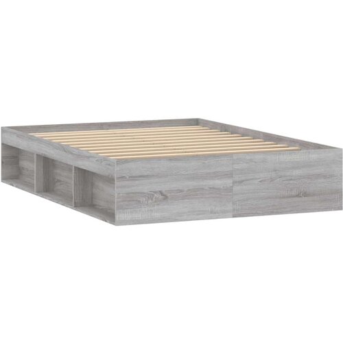  Kreveta siva boja hrasta 135 x 190 cm bračni Slike