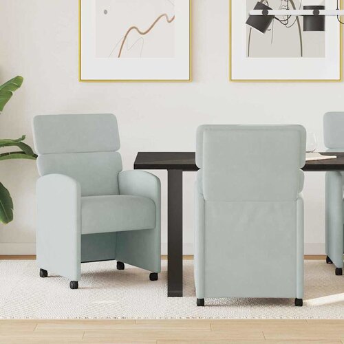  Blagovačke stolice s kotačima 2 pcs Svjetlosiva 58 x 65 x 98 cm Cene