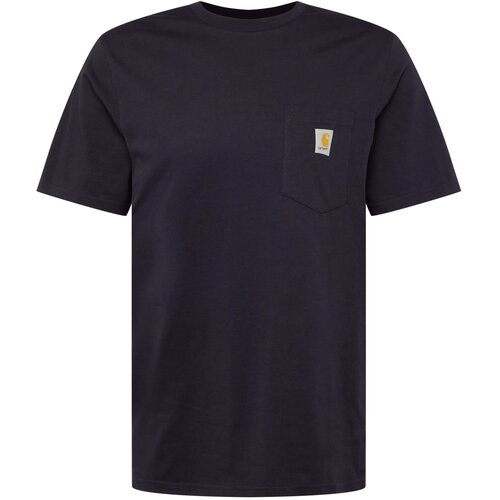 Carhartt WIP Majica mornarska / rumena / bela Cene