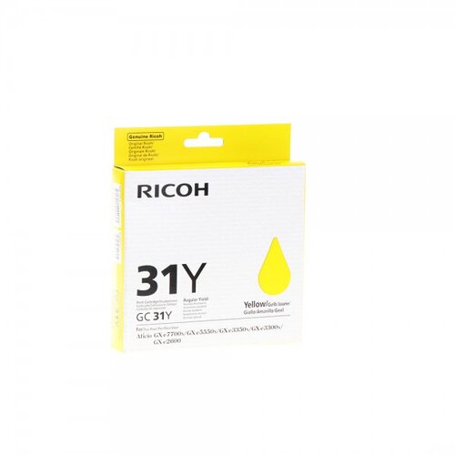 Ricoh Kartu&amp;scaron;a GC31Y Yellow / 405691 / Original Slike