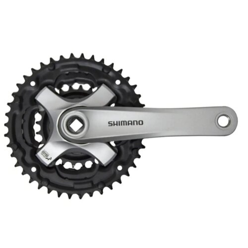  Pogon Shimano Tourney Fc-Ty501, 42X34X24Z, Poluga 170Mm, Za Stražnji 6/7/8 Brzina, Bez Štitnika, Sa Vijcima, Srebrn, Ind.Pack Cijene