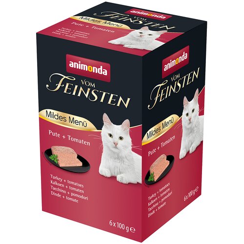  Varčno pakiranje animonda vom Feinsten Mildes Menü Adult 36 x 100 g - Puran & paradižnik Cene