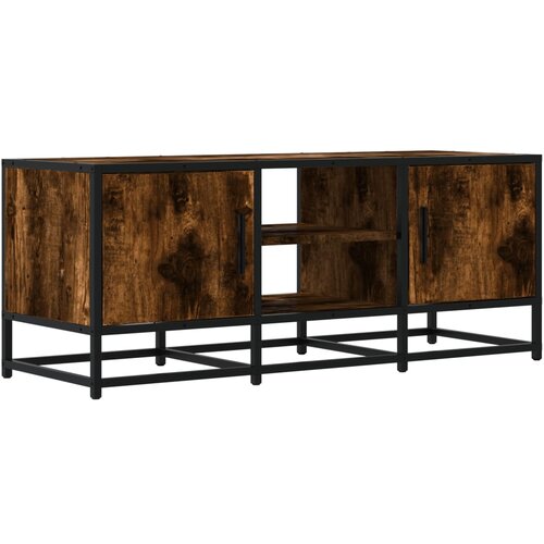 Maison Chic TV omarica - TV stojalo - Televizijska omarica dimljeni hrast 100x35x41 cm inženirski les, (21701561) Cene
