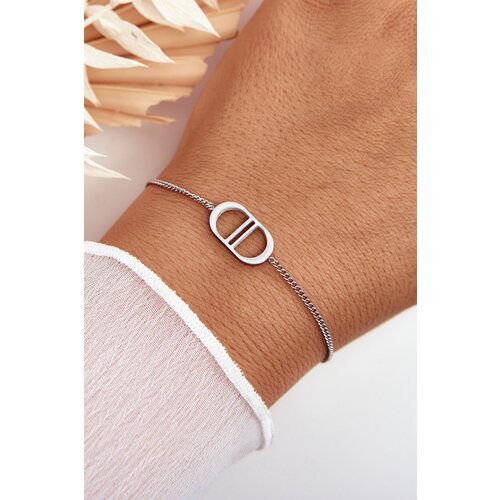 Glam Chic Women&amp;#039;s Stainless Steel Bracelet Silver Slike
