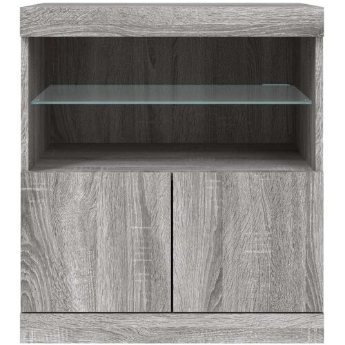 Komoda z LED lučkami siva sonoma 60x37x67 cm Slike