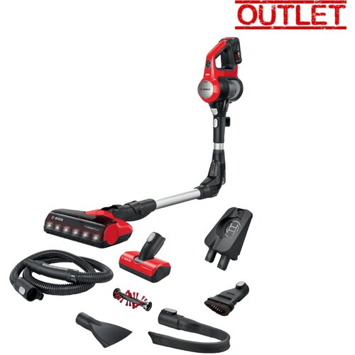 Bosch BCS711PET akumulatorski usisivač unlimited 7 proanimal crvena outlet Slike