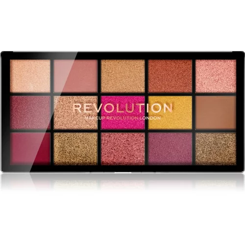 Makeup Revolution Reloaded paleta senčil za oči odtenek Prestige 15 x 1.1 g