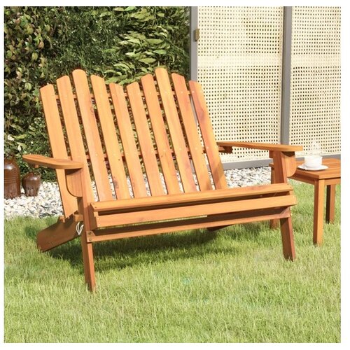  Vrtna klupa Adirondack 126 cm od masivnog drva bagrema Cene