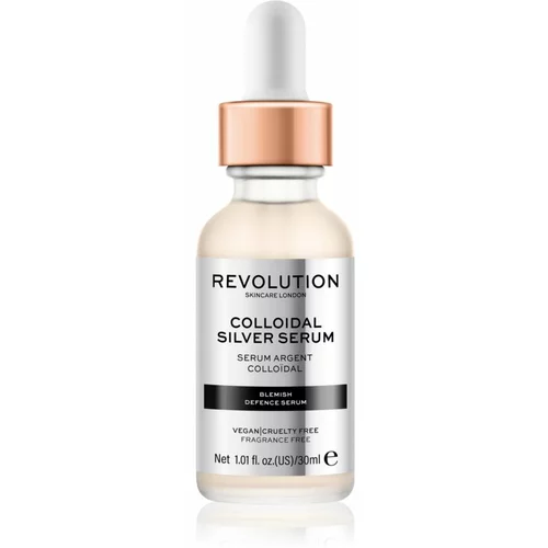 Revolution Colloidal Silver Serum umirujući serum za problematično lice, akne 30 ml