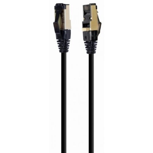 Gembird PP8-LSZHCU-BK-7.5M Mrežni kabl S/FTP Cat.8 LSZH patch cord, crni 7,5m, 42565 Slike