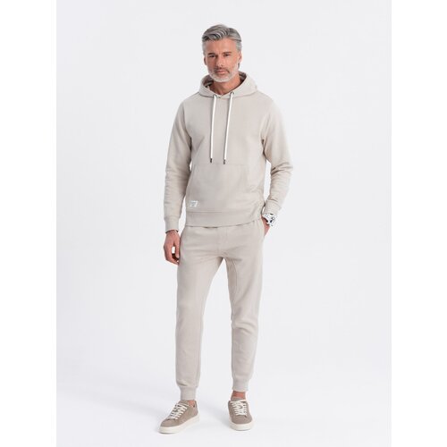 Ombre men's tracksuit set kangaroo sweatshirt + jogger pants Cene