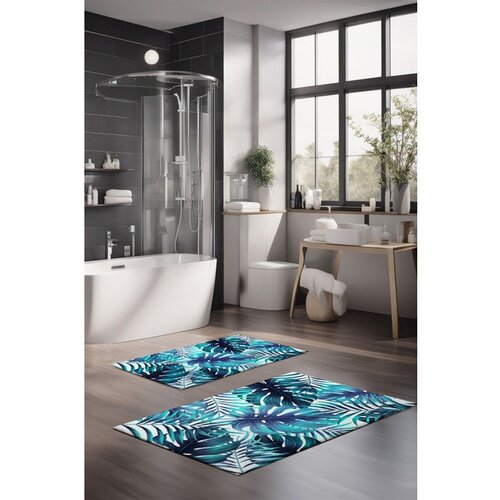  CT-5266 multicolor bathmat set (2 pieces) Slike