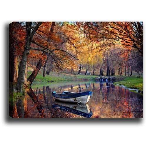 Tablo Center slika Boat Lake, 70 x 50 cm Slike