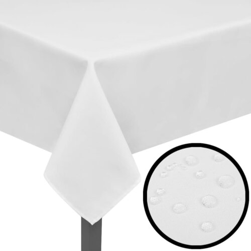 VidaXL 5 Stolnjaka Bijela boja 190 x 130 cm Slike