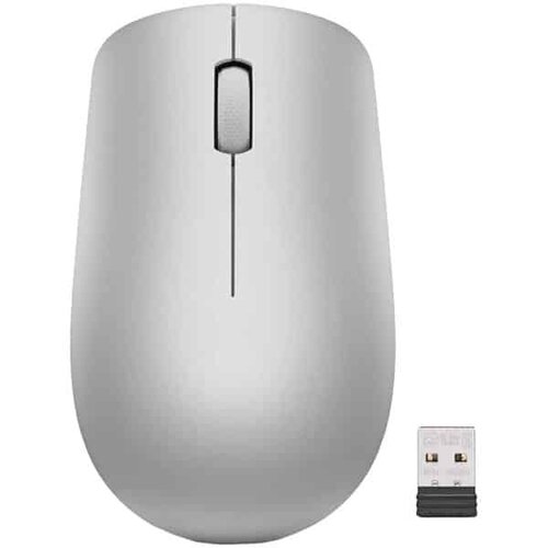 Lenovo 530 2.4 GHz Wireless Mouse Optical1200 DPI 3x Buttons Platinum Grey 1Yr Slike
