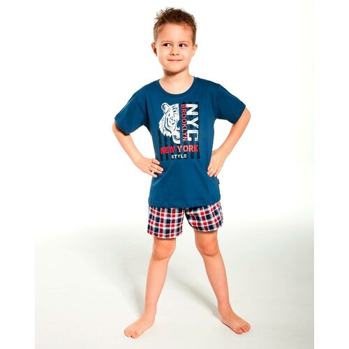Cornette Pyjamas Kids Boy 281/108 Tiger 98-128 jeans 059 Slike