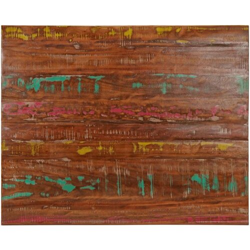  Mizna plo&amp;scaron;ča 100x80x3,8 cm pravokotna trden predelan les, (21413501) Slike