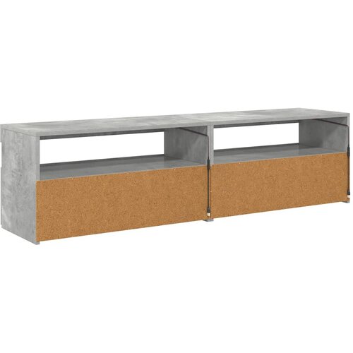  ormarići s LED svjetlima 2 kom boja betona 75 x 35 x 40 cm Slike