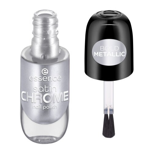 Essence lak za nohte - Satin Chrome Nail Polish - 04 SteelGPT Slike