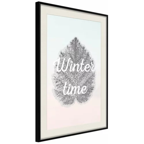  Poster - Winter Leaf 20x30