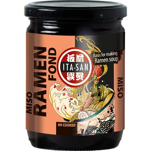 Ita san Ramen ju&scaron;na osnova Miso, vegetarijanska - 440 ml Cene