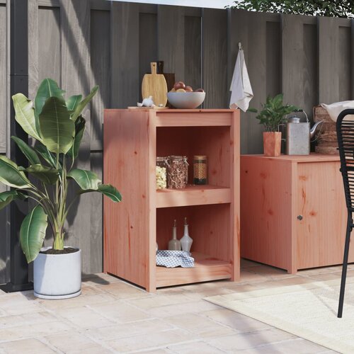 The Living Store Zunanja kuhinjska omarica 55x55x92 cm trden les douglas - Zunanja Kuhinjska Omarica, (21660740) Slike