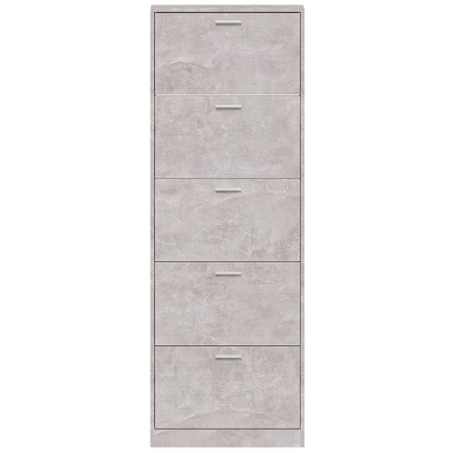  za cipele boja betona 59x17x169 cm konstruirano drvo Slike