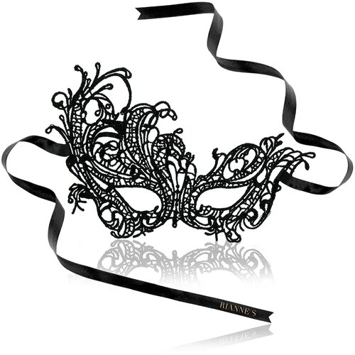 Bijoux Indiscrets Sexy maska za lice Violaine, Crna Slike