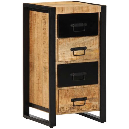 vidaXL Ormar s ladicama 40x40x90 cm Puno grubo drvo Mango Cijene