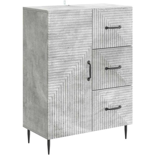 Kreveta Betonska siva 66 x 34 5 x 89 5 cm Konstruirano drvo - Betonska siva Cene