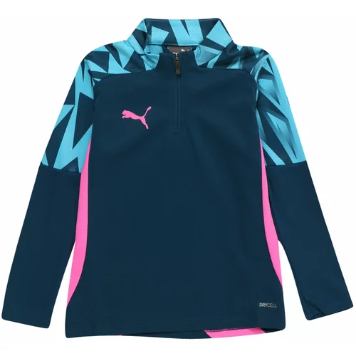 Puma Sportska sweater majica 'FINAL' mornarsko plava / azur / antracit siva / svijetloroza