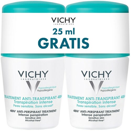 Vichy Déodorant Roll-on za regulaciju znojenja 48h, 50 ml DUO Slike