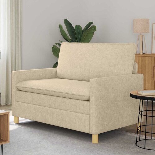 SOFA Krem 126 x 81 x 87,5 cm Tkanina Cene