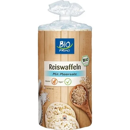 BIO PRIMO Bio riževi vaflji z morsko soljo - 100 g