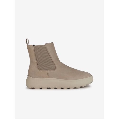 Geox Beige Women&amp;#039;s Leather Ankle Boots Spherica - Women Slike