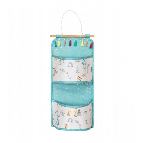 ALAS Organizer za zid 20x44cm Plavi - rozi Slike