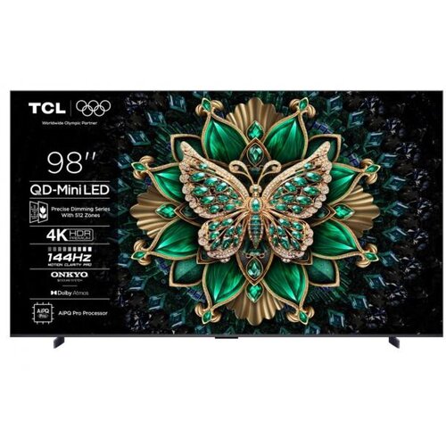 Tcl UHD QD-Mini LED TV sprejemnik 98C6K, 248 cm Cene