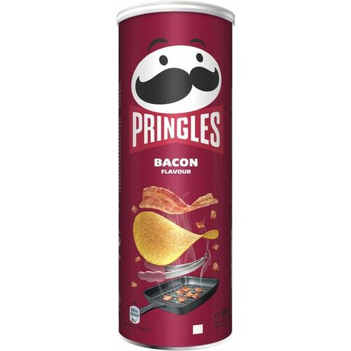 Pringles čips slanina 165gr Slike