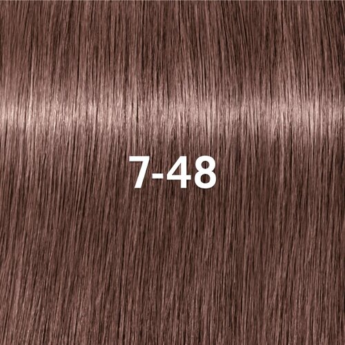 Schwarzkopf Professional IGORA Vibrance poltrajna barva za lase odtenek 7-48 Medium Blonde Beige Red 60 ml Slike