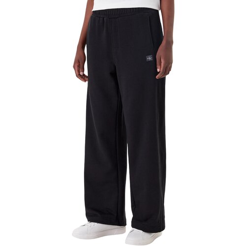 Calvin Klein Jeans Spodnji deli trenirke A- FRENCH TERRY BADG LV047C249G Črna Slike