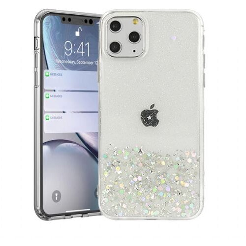 Nillkin silikonski ovitek z ble&amp;scaron;čicami sparkle za iphone 13 mini - prozoren Slike