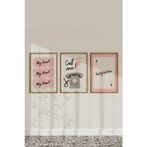 Wallity slika Ersy3Ham14, 3 dela, 33 x 48 cm Slike